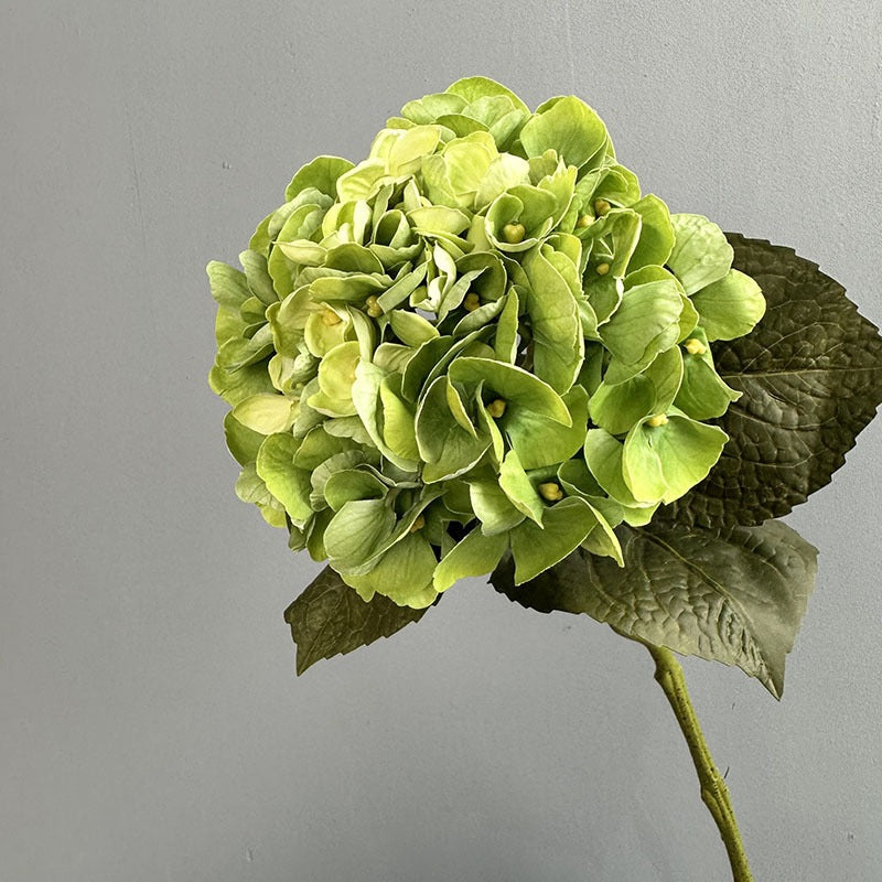 Real Touch Hydrangea Faux Flowers 24" Moisture-Enhanced, Elegant Home Decor & Wedding Accents, Perfect for DIY Projects, Floral Arrangements, and Seasonal Decorations