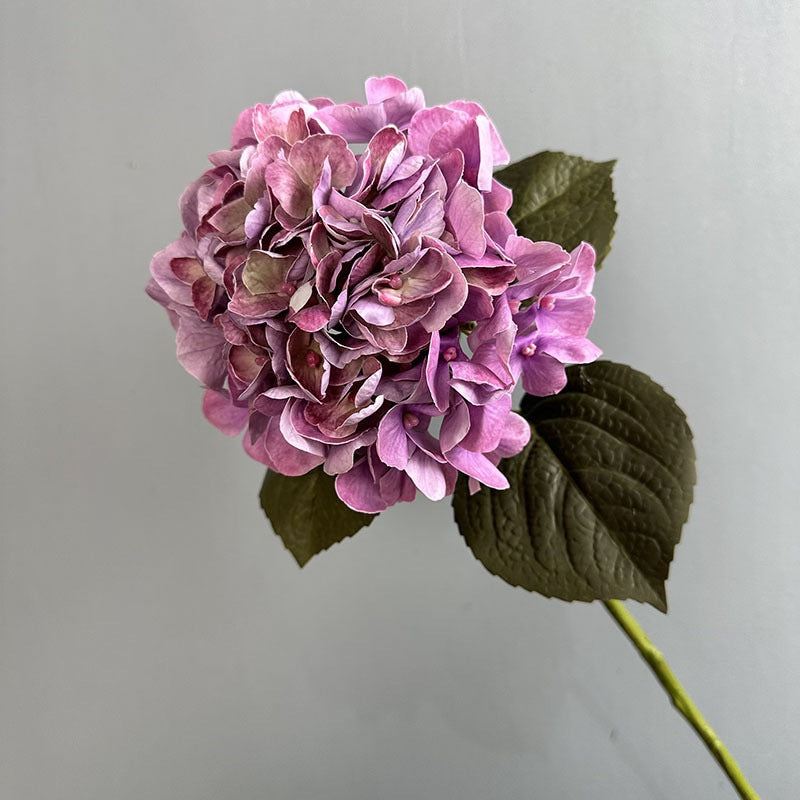 Real Touch Hydrangea Faux Flowers 24" Moisture-Enhanced, Elegant Home Decor & Wedding Accents, Perfect for DIY Projects, Floral Arrangements, and Seasonal Decorations
