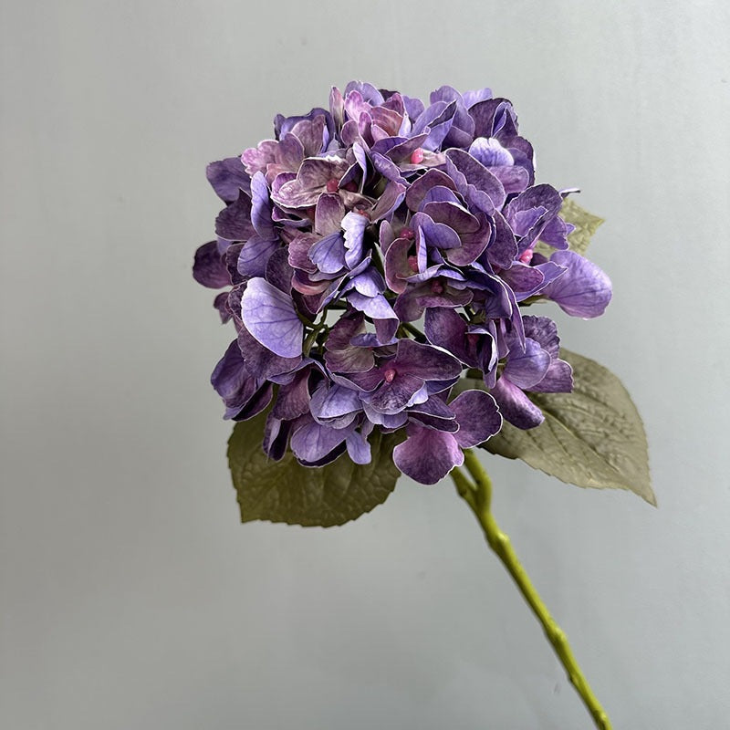 Real Touch Hydrangea Faux Flowers 24" Moisture-Enhanced, Elegant Home Decor & Wedding Accents, Perfect for DIY Projects, Floral Arrangements, and Seasonal Decorations