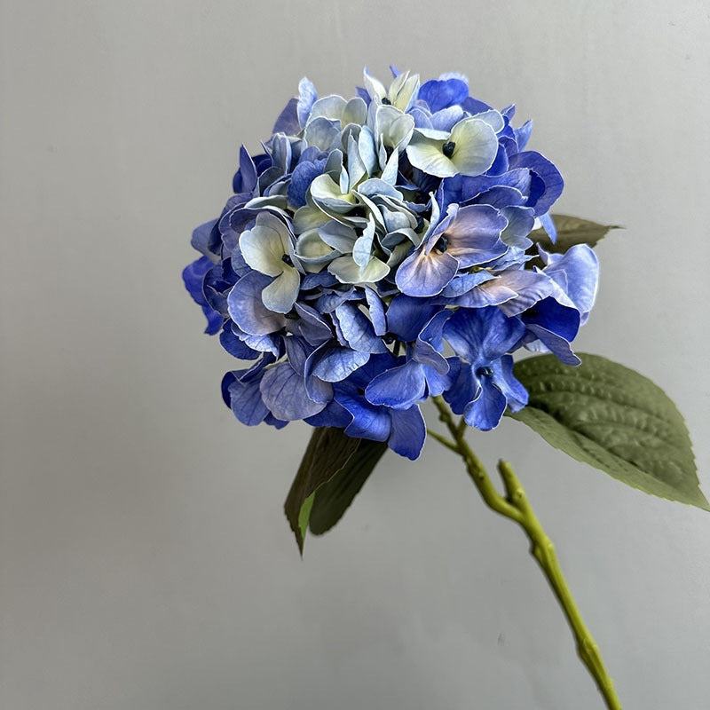 Real Touch Hydrangea Faux Flowers 24" Moisture-Enhanced, Elegant Home Decor & Wedding Accents, Perfect for DIY Projects, Floral Arrangements, and Seasonal Decorations