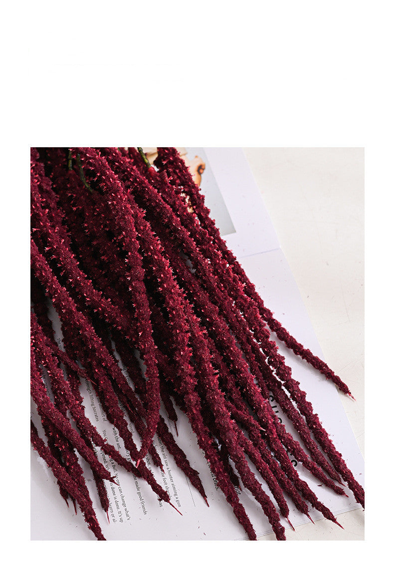 Long Cascading Faux Amaranthus, 37" Realistic Trailing Lover's Tears Stem, Artificial Hanging Plant for Wedding Arch, Ceiling Decor, Home Greenery