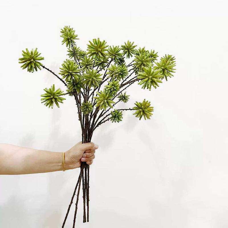 Faux Tallow Berry Stem, 31" Tall Textured Botanical Branch, Lifelike Pods for Vase Filler, DIY Wedding Arrangements, Rustic Home Decor