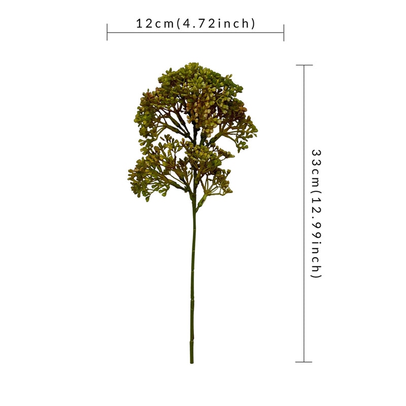 Lifelike Faux Kumquat Stem, 13" Artificial Citrus Branch for DIY Florals, Wedding Decor & Vase Arrangements, Realistic Fruit Pick