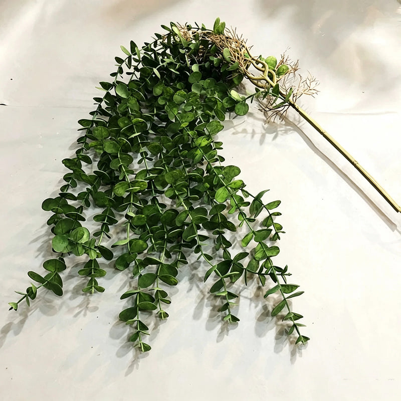 Set of 2 Eucalyptus Hanging Plants, 39" Realistic Faux Greenery, Perfect for Home Decor, Weddings, and Seasonal Decorations