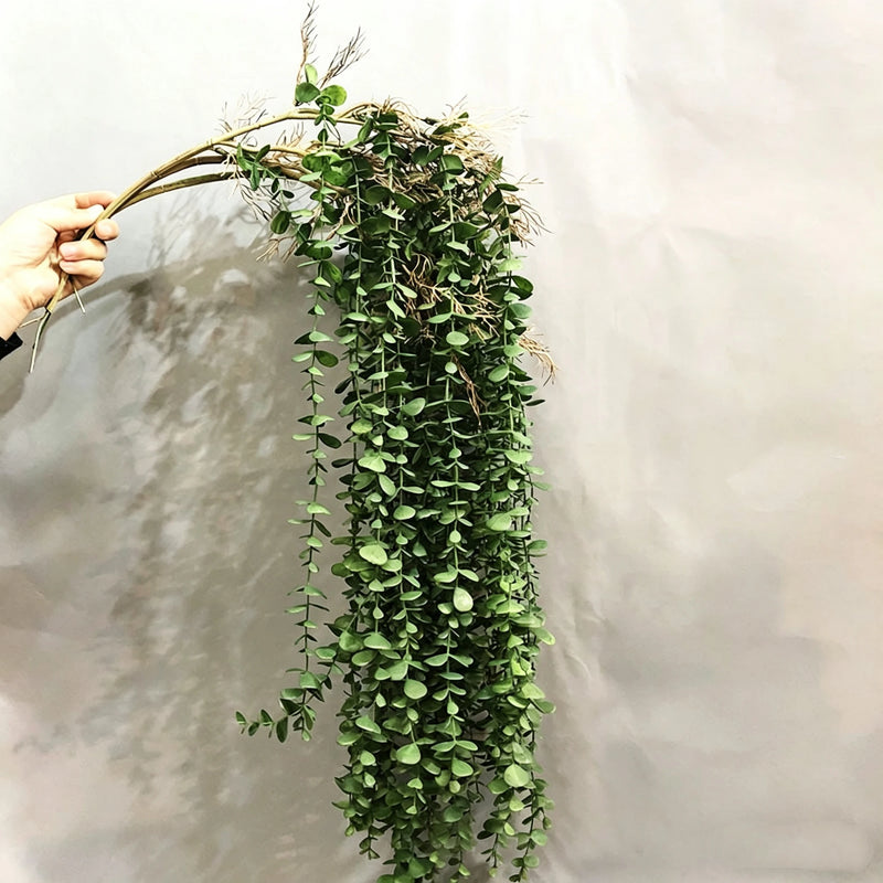 Set of 2 Eucalyptus Hanging Plants, 39" Realistic Faux Greenery, Perfect for Home Decor, Weddings, and Seasonal Decorations