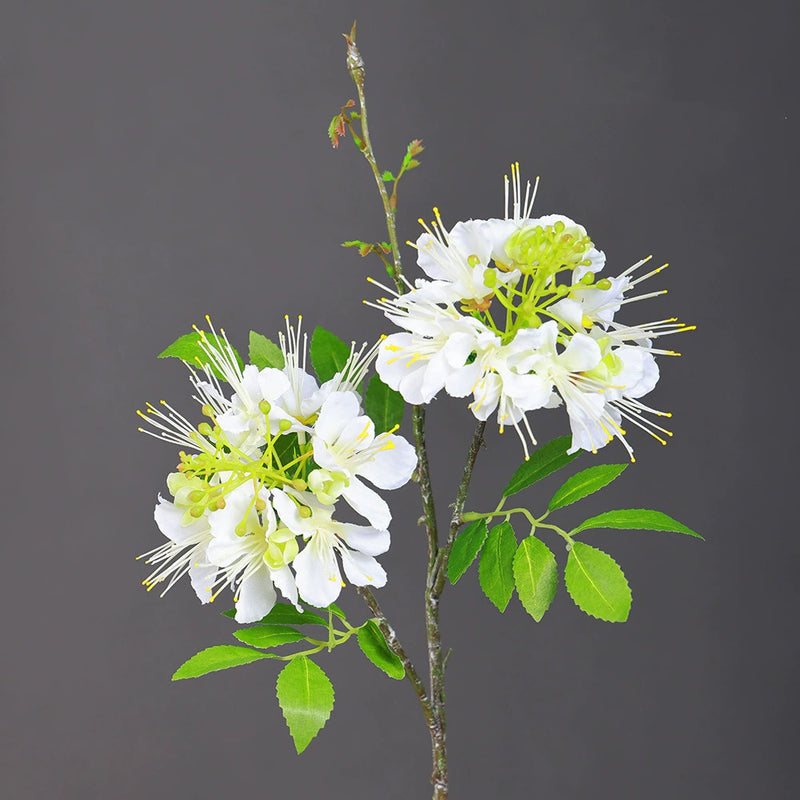 Set of 2 Firebird Peacock Flower Stems, 24" Tall Realistic Faux Florals, Dreamy Wedding Arch Decor, Bold Home Vase Filler, DIY Arrangements
