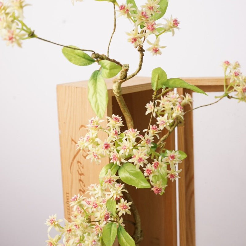 Ethereal Autumn Wildflower Stem, 23" Long Stem Faux Flower in Rich Earth Tones, Realistic & Lifelike for Rustic Wedding Decor, DIY Bouquets, Vase Arrangements