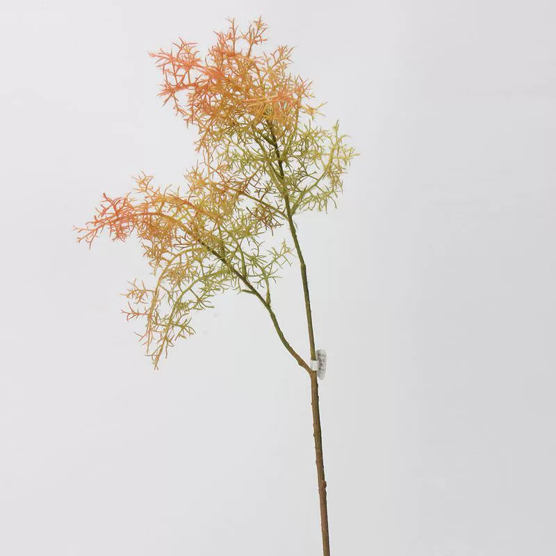 Faux Mist Pine Spray, 33" Tall Realistic Frosted Grass Stem, Ethereal Smoke Tree Branch for DIY Wedding Decor, Vase Filler, Modern Home Accents
