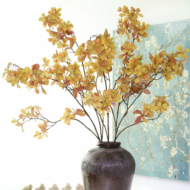 43" Tall Faux Japanese Pieris Stem, Lifelike Andromeda Spray, Long Stem Flowers for Vase, Minimalist Home Decor, DIY Wedding Arch & Arrangements