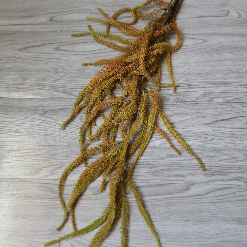 Faux Hanging Amaranthus Stem, 41" Lifelike Cascading Spray, Long Trailing Greenery for Wedding Arch, Boho Home Decor, Floral Arrangements