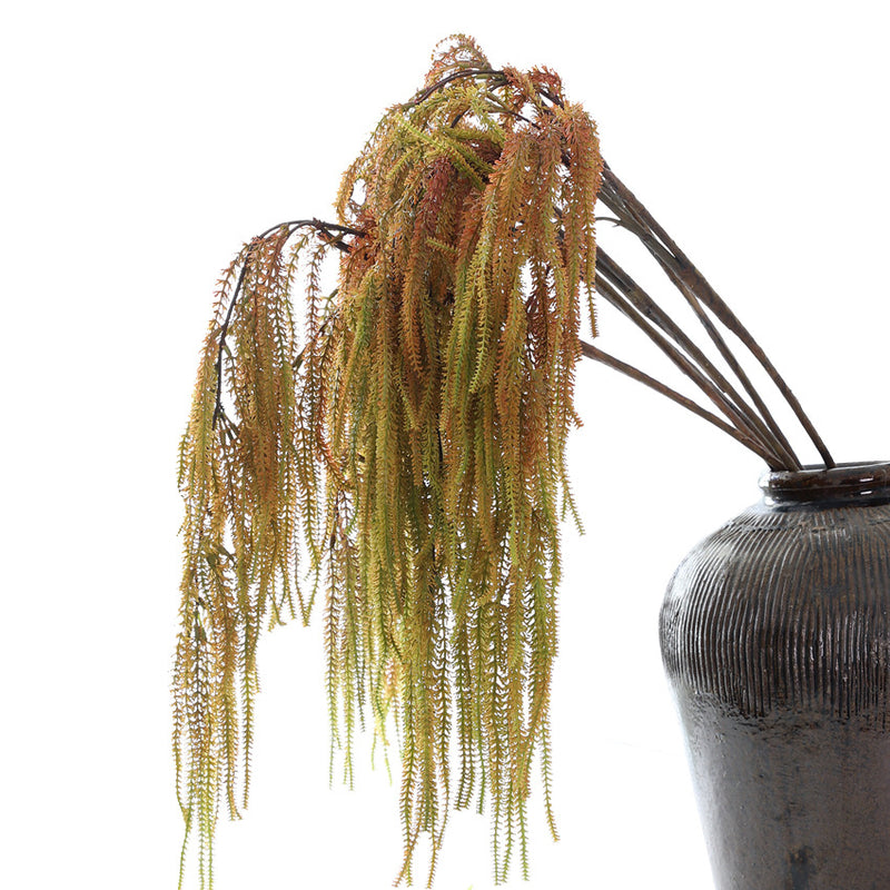 Faux Hanging Amaranthus Stem, 41" Lifelike Cascading Spray, Long Trailing Greenery for Wedding Arch, Boho Home Decor, Floral Arrangements