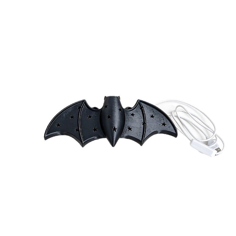 Halloween LED Bat Wall Decor, 4" Realistic Hanging Light, Perfect for Spooky Home Decor, Haunted House, Halloween Party, and Seasonal Celebrations