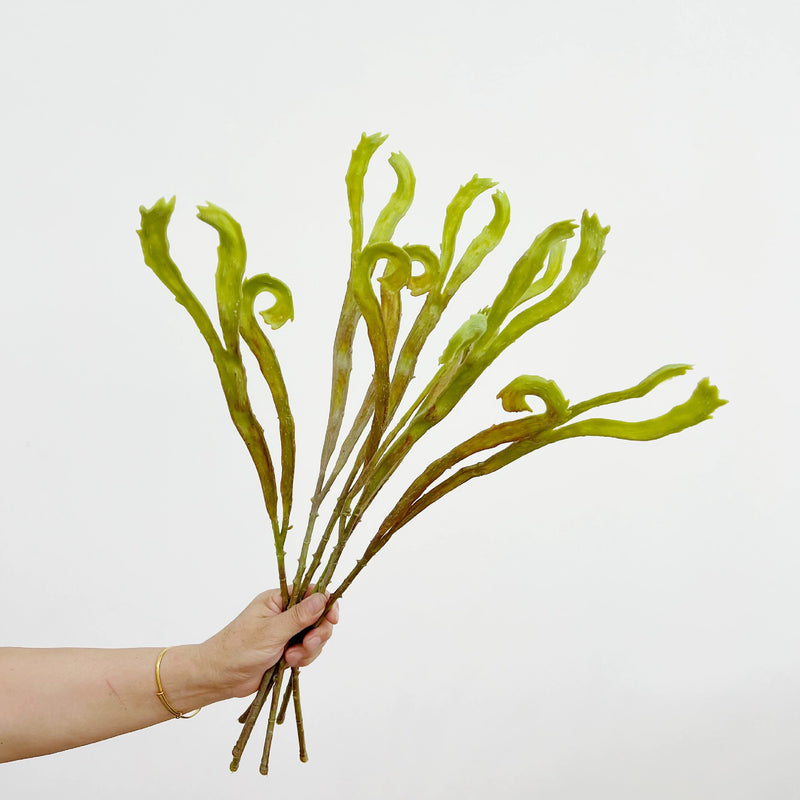 Faux Fern Wall Hanging Plant, 24" Realistic Greenery, Perfect for Home Decor, Weddings, and Seasonal Displays