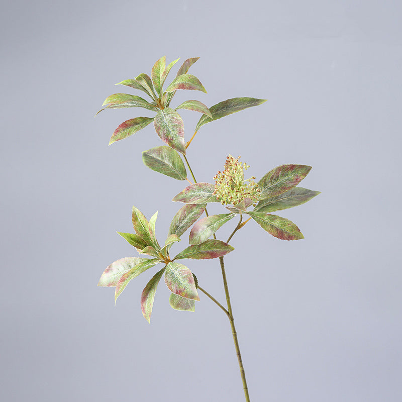 Faux Fruit Plant with Green Leaves, 21" Real-Touch Decorative Tree for Home Decor, Wedding, and Event Styling