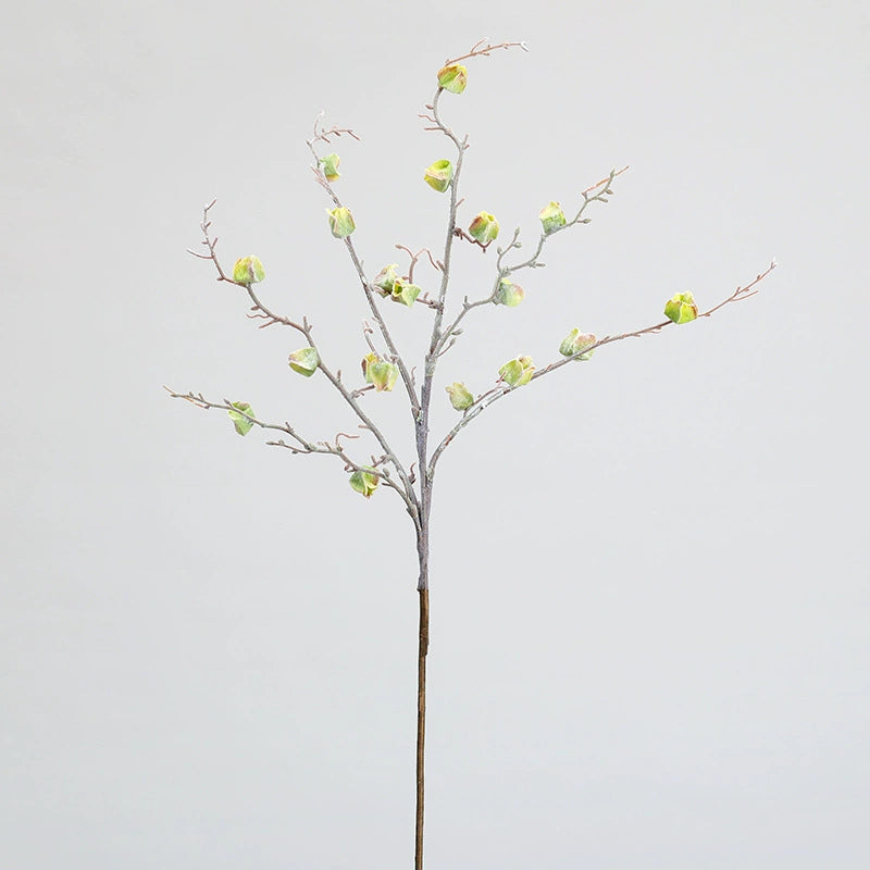 Frosted Winter Faux Floral Branches, 30" Real-Touch Decorative Greenery, Perfect for Home Decor, Weddings, and Seasonal Arrangements