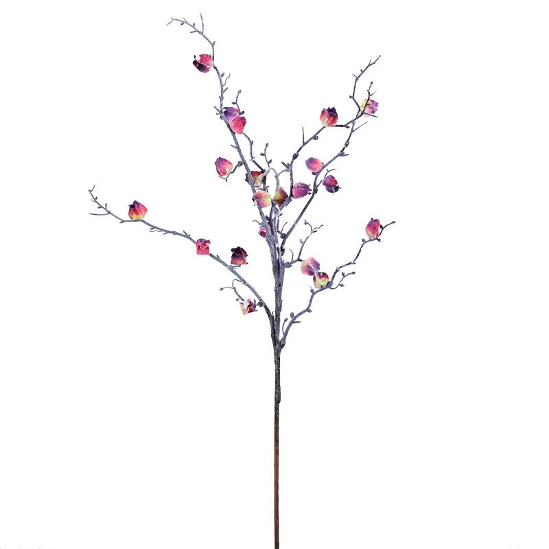 Frosted Winter Faux Floral Branches, 30" Real-Touch Decorative Greenery, Perfect for Home Decor, Weddings, and Seasonal Arrangements