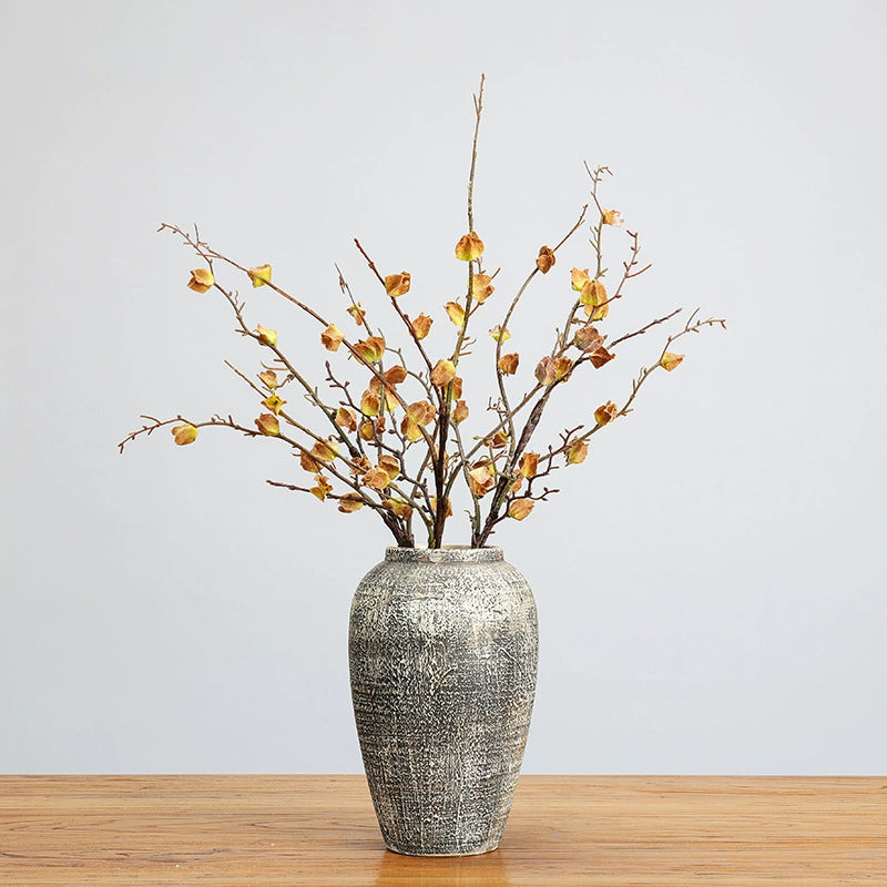 Frosted Winter Faux Floral Branches, 30" Real-Touch Decorative Greenery, Perfect for Home Decor, Weddings, and Seasonal Arrangements