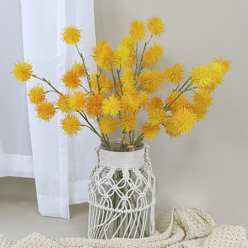 Faux Chestnut Fruit Succulent Bouquet, 22" Real-Touch Decorative Plant for Weddings, Home Decor, and Seasonal Displays