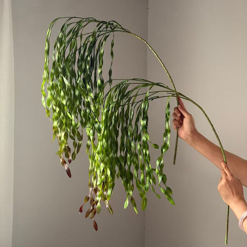 High-Quality Kelp Vine Wall Hanging, 51" Realistic Greenery for Home Decor, Weddings, Events, and Seasonal Decorations