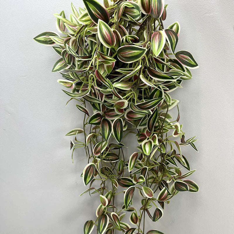 30" Realistic Purple Trailing Vine, Faux Hanging Plant, Lifelike Greenery for Wall Decor, Wedding Arch, Mantel & DIY Floral Crafts