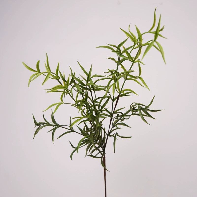 17" Artificial Rosemary Stem, Realistic Faux Greenery Spray, Lifelike Herb Filler for Vases, Wedding Bouquets, DIY Home & Kitchen Decor