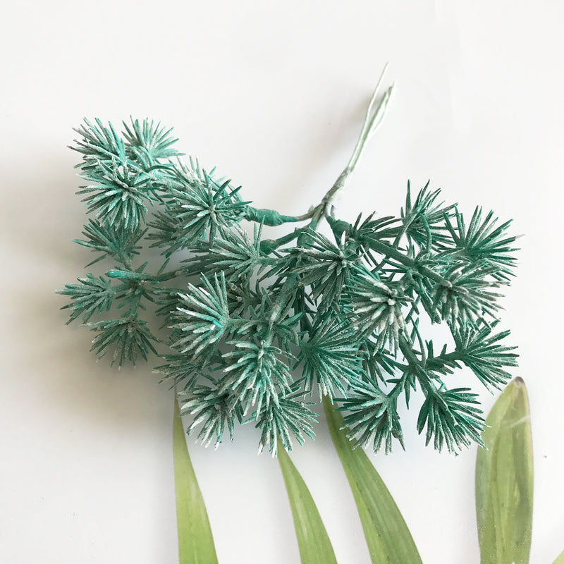 Realistic Faux Pine Cone Picks, 5.5" Greenery Stems for DIY Wedding Boutonnieres, Holiday Wreaths, Woodland Decor & Crafting