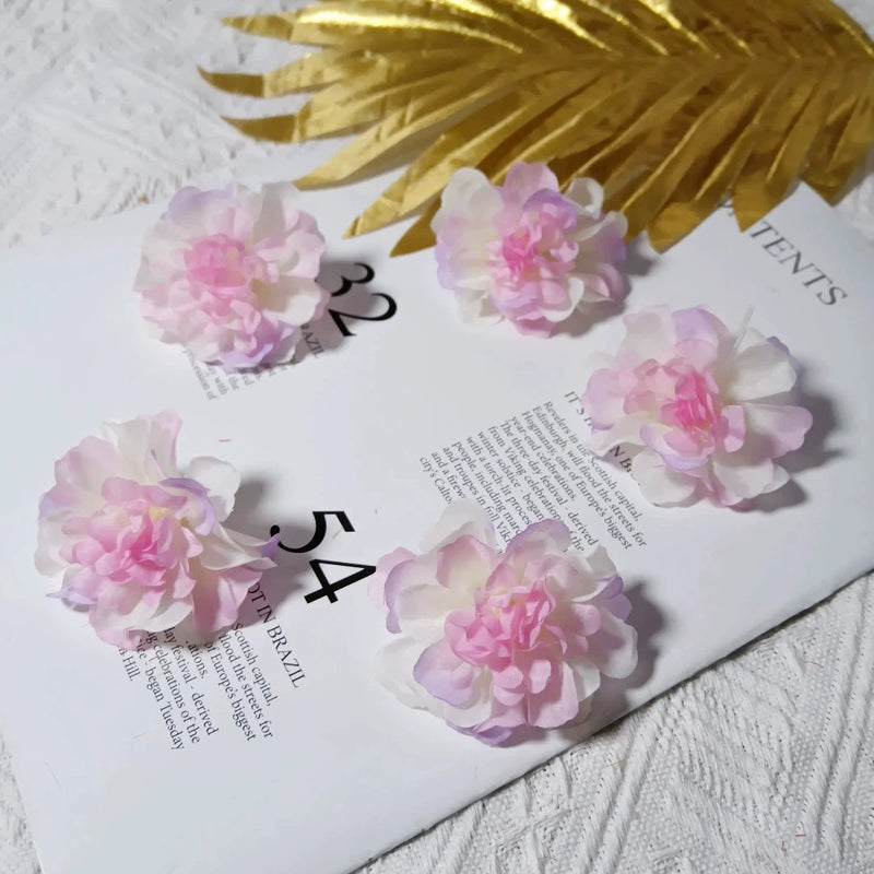 2" Lilac Flower Heads, Bulk Realistic Faux Blooms for DIY Wedding Decor, Flower Walls, Wreaths & Corsages, Life-Like Craft Floral Supplies