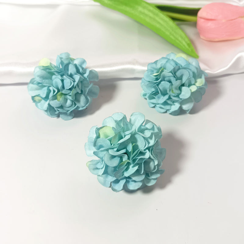 10 Pcs Mini Hydrangea Flower Heads for DIY Crafts, 2-inch Realistic Silk Flowers for Wedding Boutonnieres, Corsages, Home & Gift Decor, Bulk