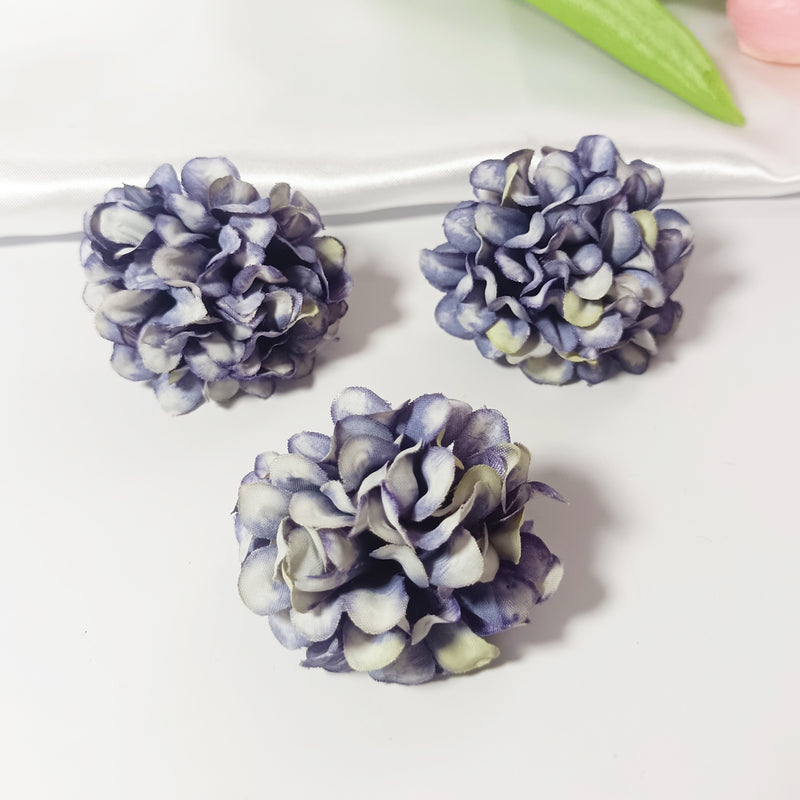 10 Pcs Mini Hydrangea Flower Heads for DIY Crafts, 2-inch Realistic Silk Flowers for Wedding Boutonnieres, Corsages, Home & Gift Decor, Bulk