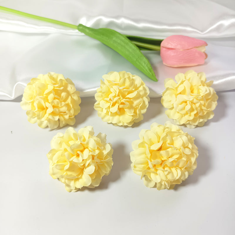 10 Pcs Mini Hydrangea Flower Heads for DIY Crafts, 2-inch Realistic Silk Flowers for Wedding Boutonnieres, Corsages, Home & Gift Decor, Bulk