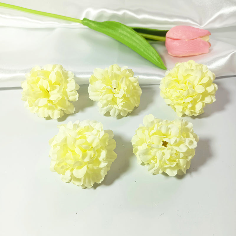 10 Pcs Mini Hydrangea Flower Heads for DIY Crafts, 2-inch Realistic Silk Flowers for Wedding Boutonnieres, Corsages, Home & Gift Decor, Bulk