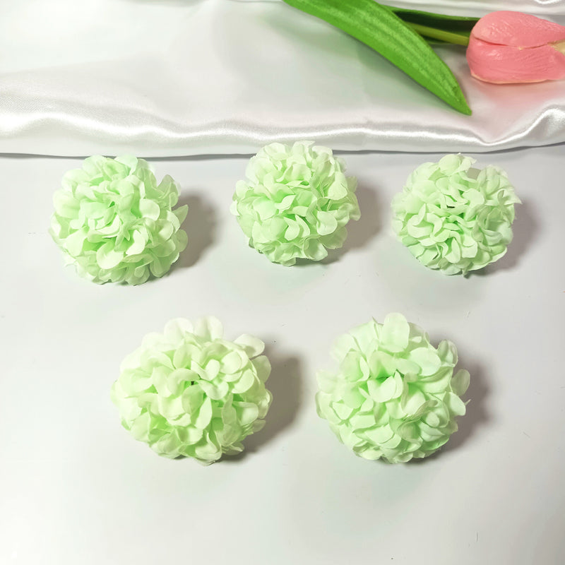 10 Pcs Mini Hydrangea Flower Heads for DIY Crafts, 2-inch Realistic Silk Flowers for Wedding Boutonnieres, Corsages, Home & Gift Decor, Bulk