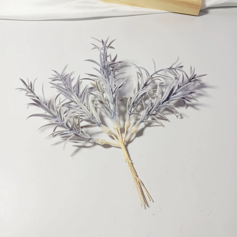 Stardust Gypsophila Spray, 8-Inch Faux Sparkle Grass Stem, Realistic Filler Greenery for DIY Wedding Bouquets, Corsages, Home Decor Accents