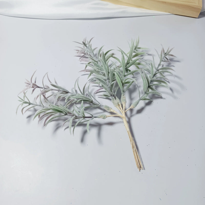 Stardust Gypsophila Spray, 8-Inch Faux Sparkle Grass Stem, Realistic Filler Greenery for DIY Wedding Bouquets, Corsages, Home Decor Accents
