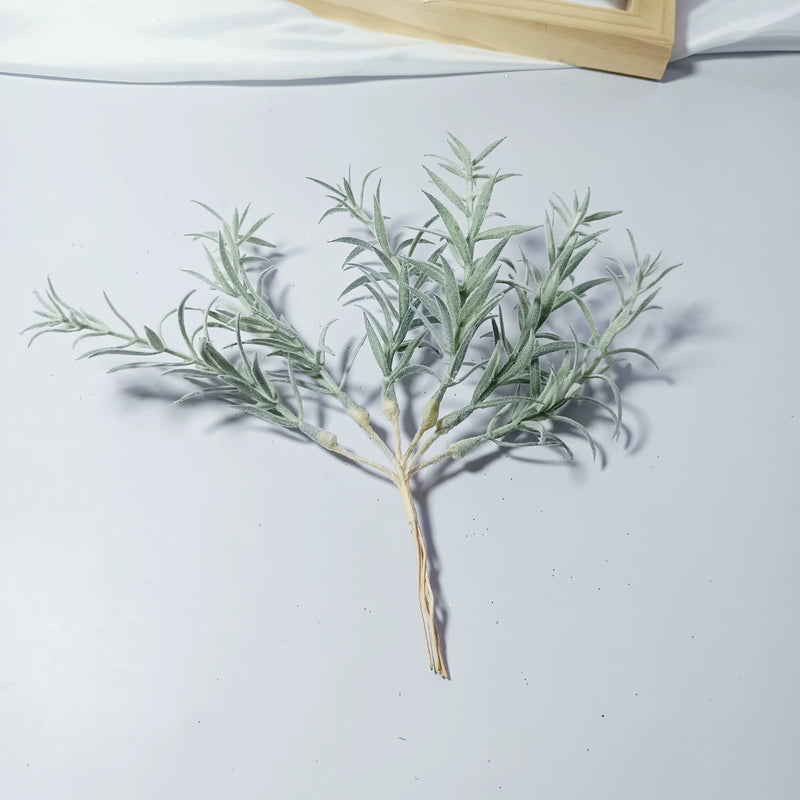 Stardust Gypsophila Spray, 8-Inch Faux Sparkle Grass Stem, Realistic Filler Greenery for DIY Wedding Bouquets, Corsages, Home Decor Accents