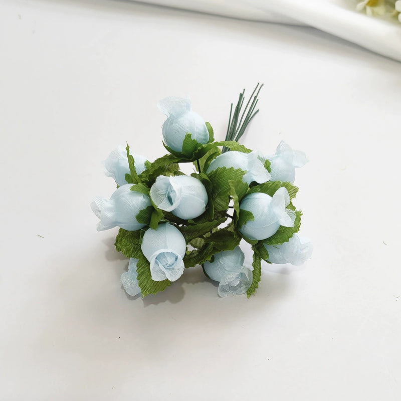 12-Stem Mini Pomegranate Flower Bunch, Delicate 1" Faux Blooms, Realistic Accent Stems for DIY Weddings, Boutonnieres, Home & Gift Decor