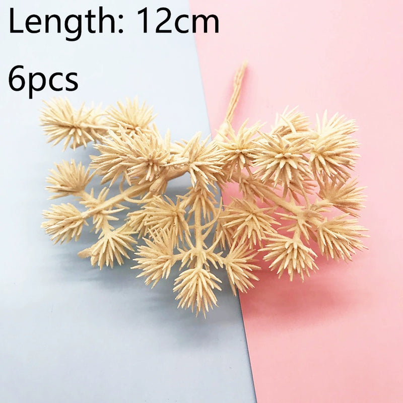 Faux Floral Crafting Pick, 4-Inch Realistic Mini Stem, DIY Supplies for Wedding Boutonnieres, Corsages, Wreaths & Gift Decor