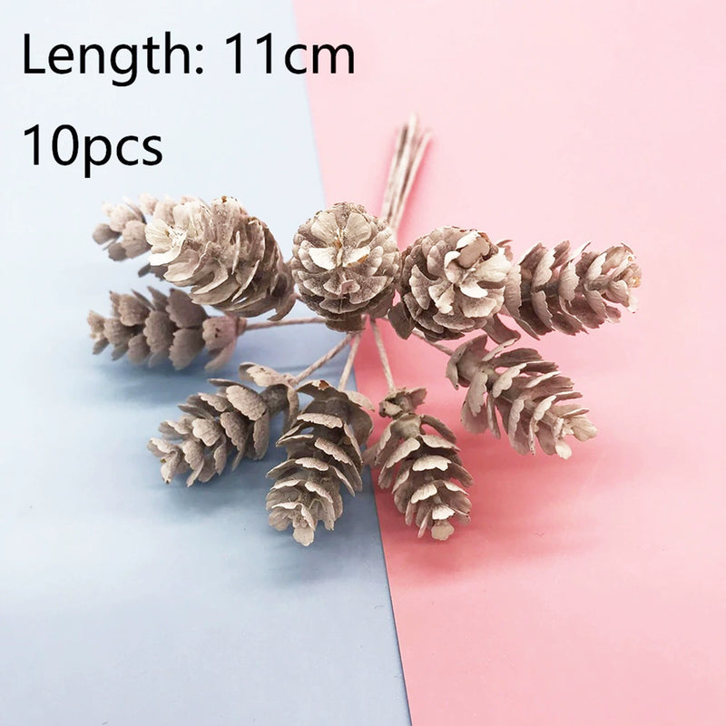 Faux Floral Crafting Pick, 4-Inch Realistic Mini Stem, DIY Supplies for Wedding Boutonnieres, Corsages, Wreaths & Gift Decor