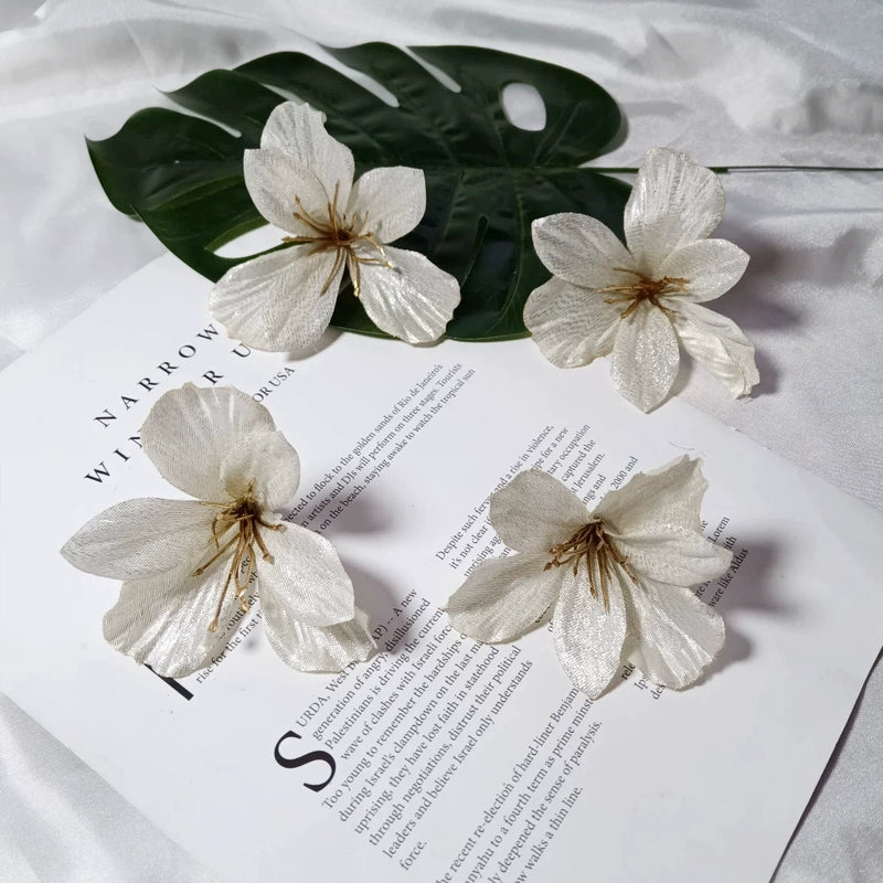 3" Faux Lily Flower Heads, Lifelike Silk Lilies for DIY Wedding Decor, Boutonnieres, Corsages, Wreaths & Home Crafting, Bulk