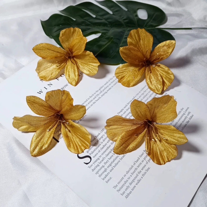 3" Faux Lily Flower Heads, Lifelike Silk Lilies for DIY Wedding Decor, Boutonnieres, Corsages, Wreaths & Home Crafting, Bulk