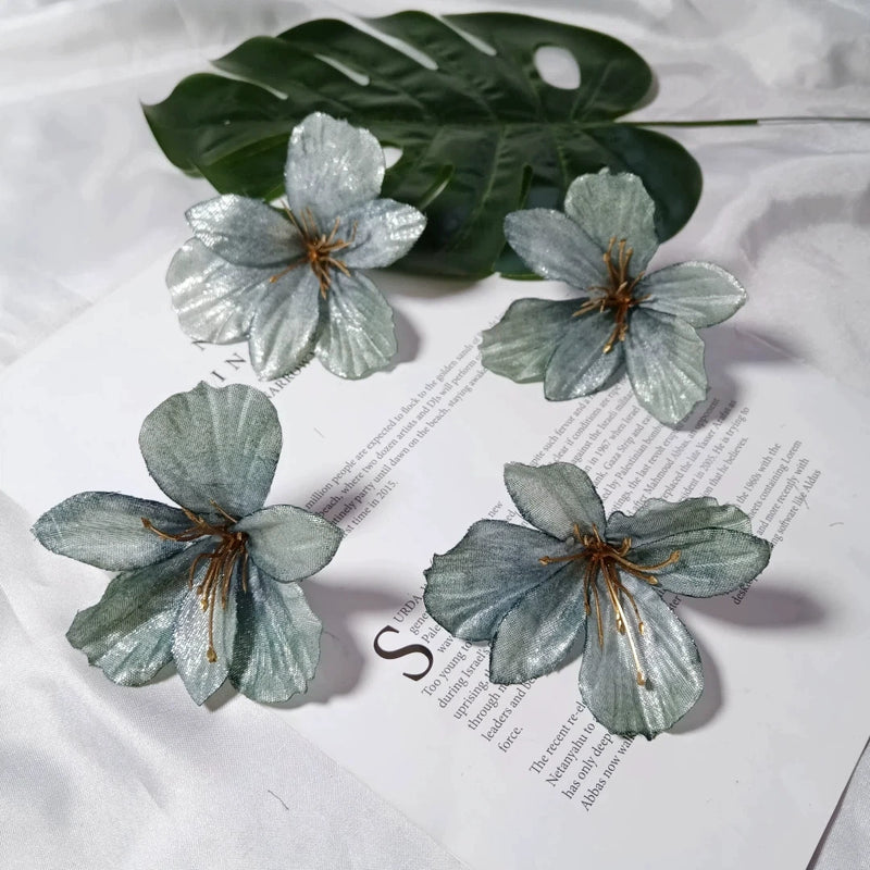 3" Faux Lily Flower Heads, Lifelike Silk Lilies for DIY Wedding Decor, Boutonnieres, Corsages, Wreaths & Home Crafting, Bulk