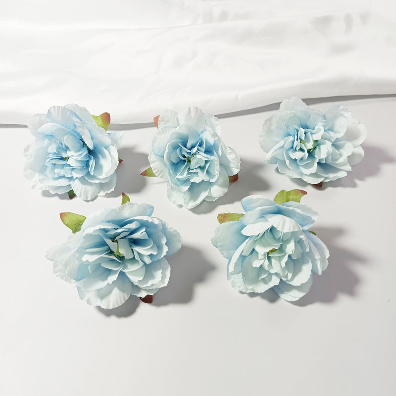 10 Pcs Silk Peony Flower Heads, 3" Faux Water Lily Blooms for DIY Wedding Decor, Bouquets, Centerpieces, Crafts & Home Accents