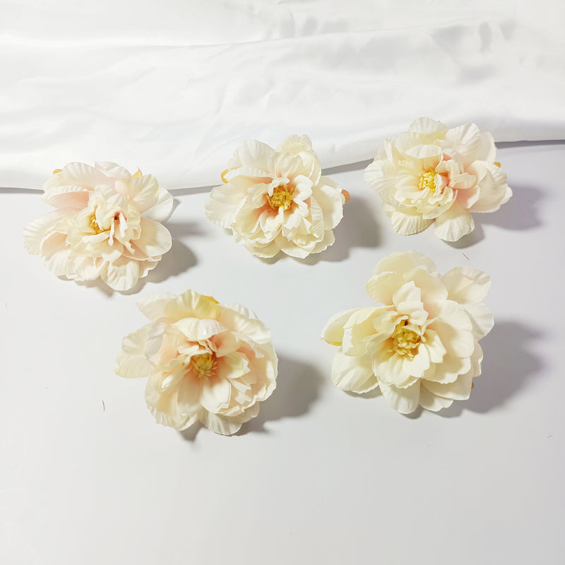 10 Pcs Silk Peony Flower Heads, 3" Faux Water Lily Blooms for DIY Wedding Decor, Bouquets, Centerpieces, Crafts & Home Accents