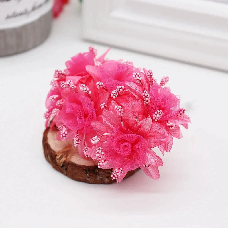 Faux Peony Flower Head, 4.5" Gold & Silver Metallic Rose for DIY Wedding Decor, Corsages, Wreaths, Glamorous Holiday & Event Crafts