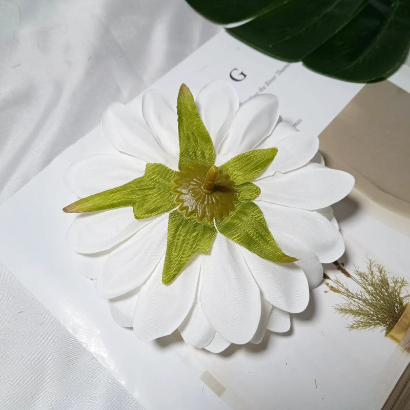 Lush 4.5" Dahlia Blooms, Realistic Faux Flower Heads for DIY Wedding Bouquets, Event Design, Corsages, and Elevated Home Decor
