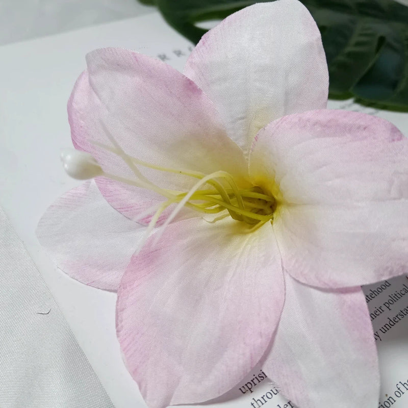 Large 4" Faux Lily Flower Heads, Realistic Lily Blooms for DIY Wedding Bouquets, Centerpieces, Corsages, Home Decor Crafting