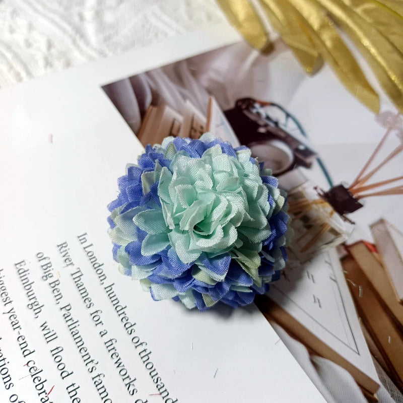Faux Chrysanthemum Flower Heads, 2" Silk Ball Mums, Realistic Floral Blooms for DIY Wedding Bouquets, Crafts & Centerpieces