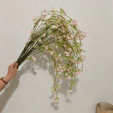 5-Stem Set 37" Long Cascading Artificial Flowers, Realistic Trailing Floral Vines for Dreamy Wedding Arch, Home Decor, DIY Centerpieces