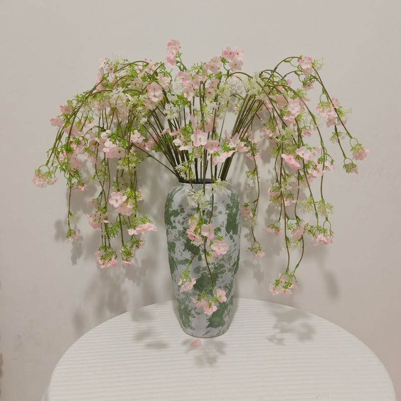 5-Stem Set 37" Long Cascading Artificial Flowers, Realistic Trailing Floral Vines for Dreamy Wedding Arch, Home Decor, DIY Centerpieces