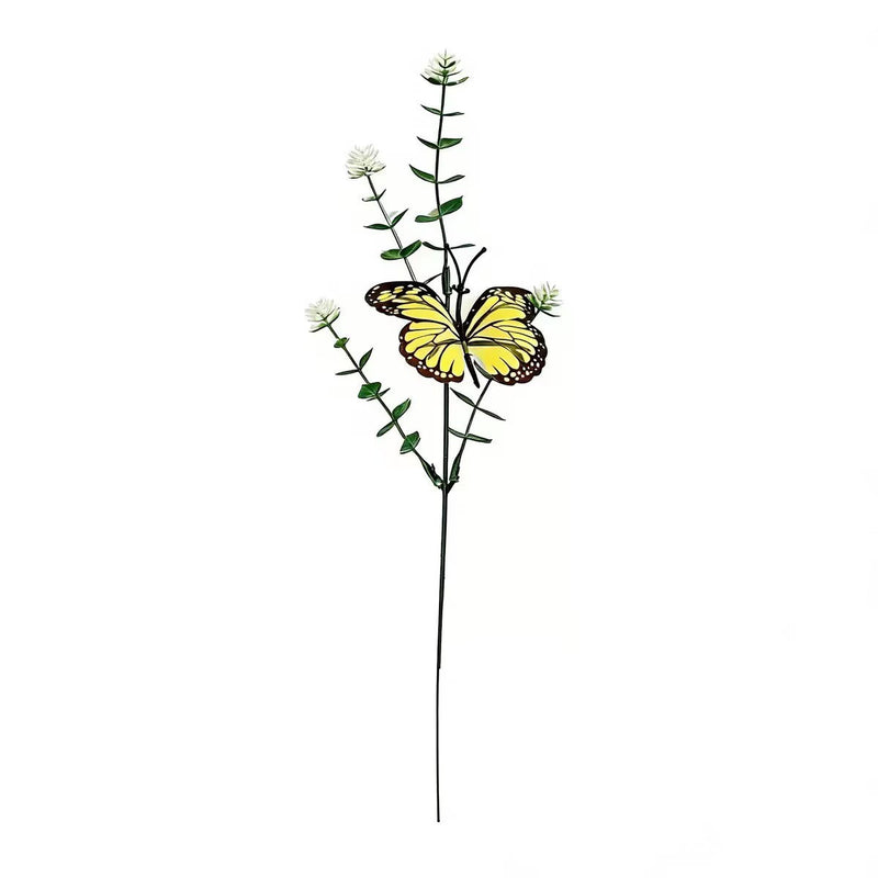 10-Stem Faux Butterfly Orchid Set, 12" Lifelike Phalaenopsis Flowers in Yellow, Pink & Blue, Realistic Floral for DIY Wedding Bouquets, Centerpieces, Home Decor